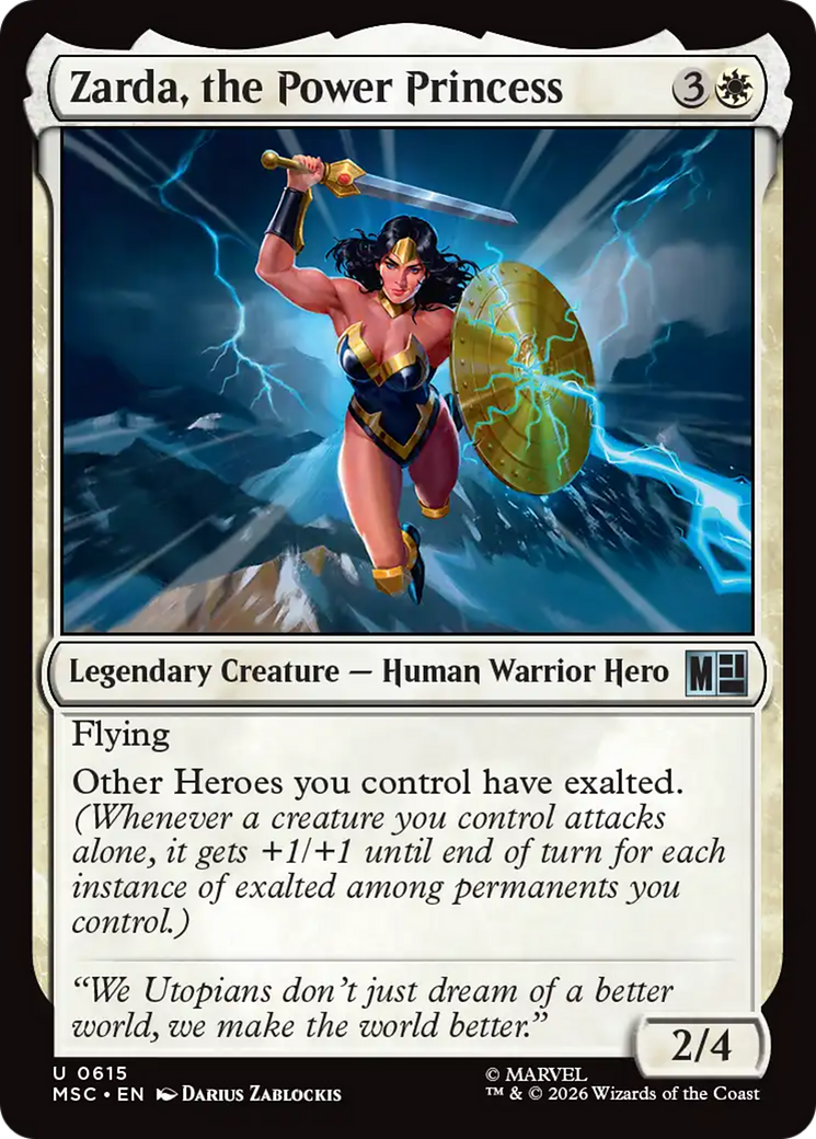 Zarda, the Power Princess [Marvel Super Heroes Commander] | L.A. Mood Comics and Games