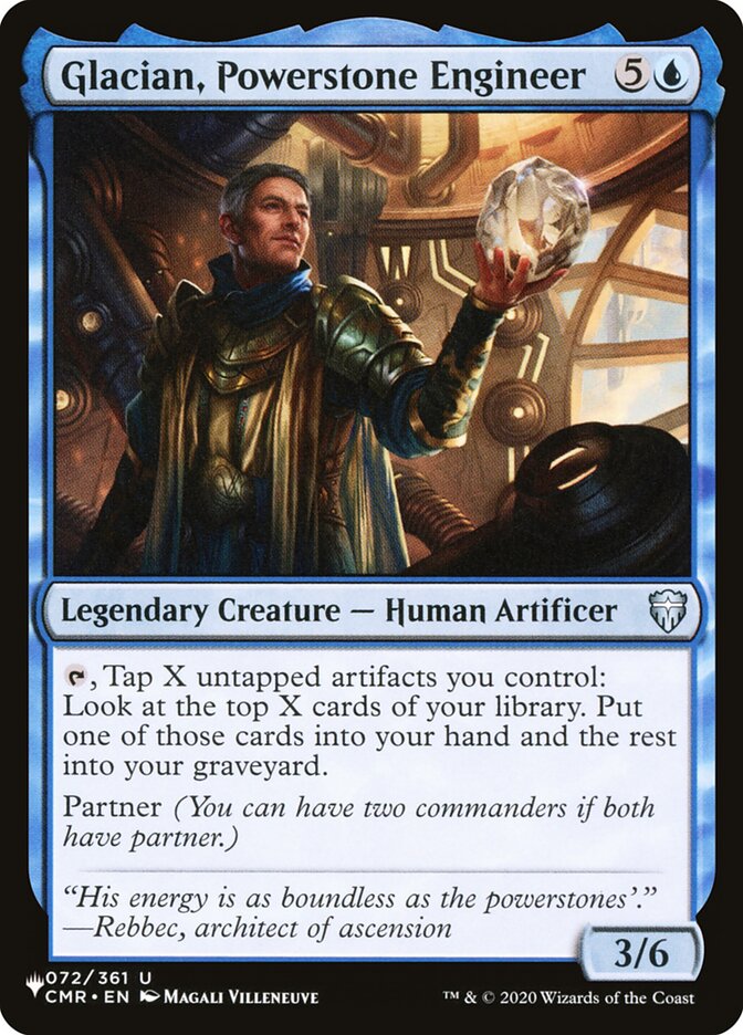 Glacian, Powerstone Engineer [The List] | L.A. Mood Comics and Games