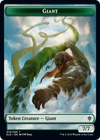 Giant // Food (15) Double-Sided Token [Throne of Eldraine Tokens] | L.A. Mood Comics and Games