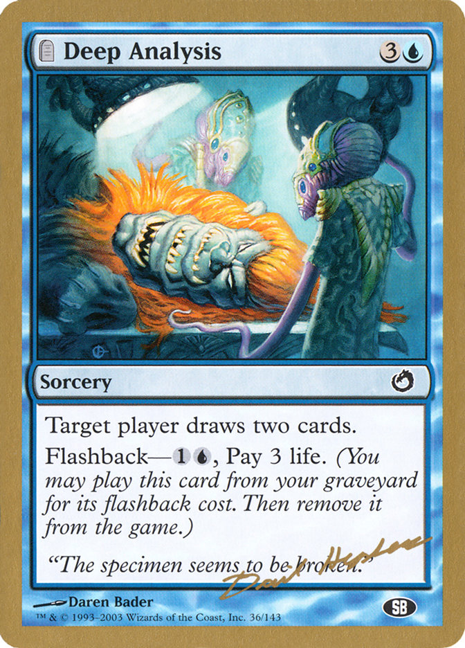Deep Analysis (Dave Humpherys) (SB) [World Championship Decks 2003] | L.A. Mood Comics and Games