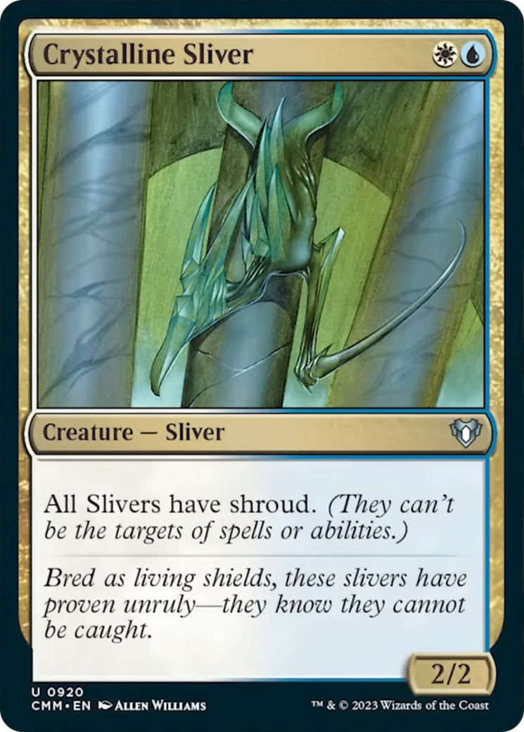 Crystalline Sliver [Commander Masters] | L.A. Mood Comics and Games
