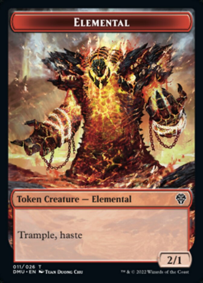 Bird (002) // Elemental Double-Sided Token [Dominaria United Tokens] | L.A. Mood Comics and Games