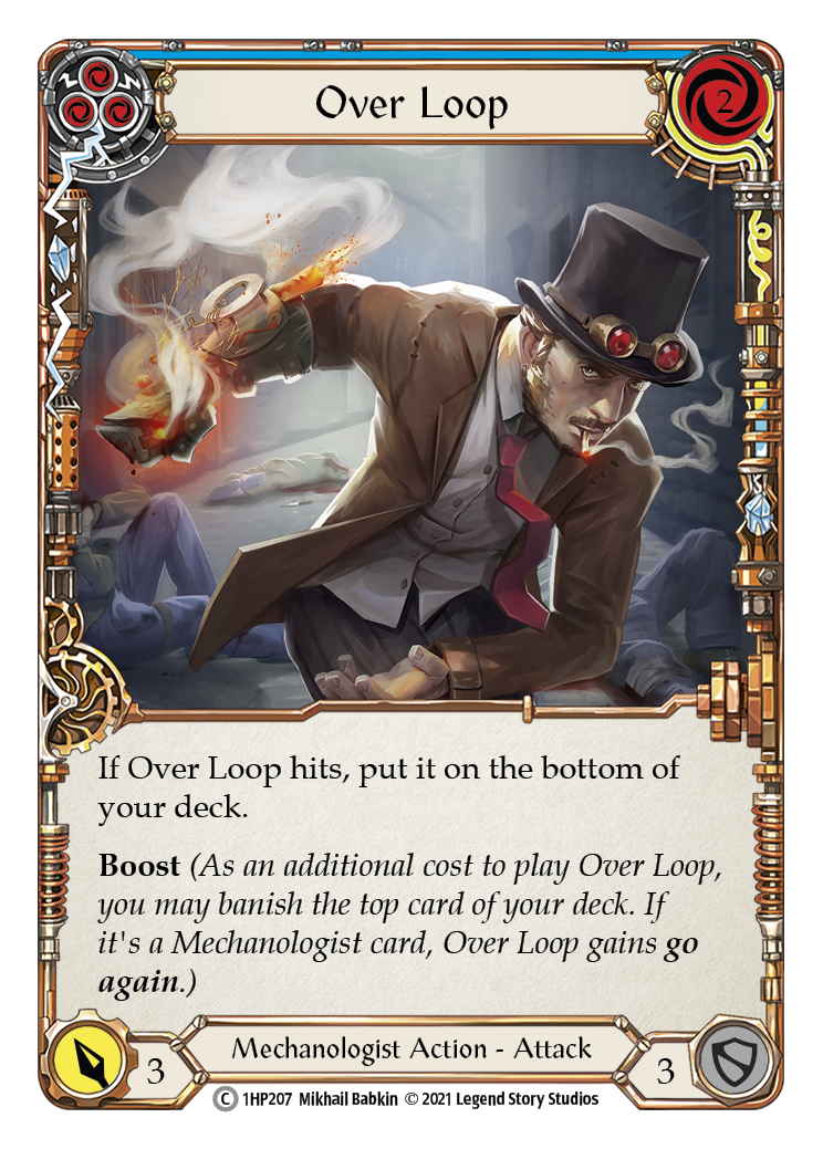 Over Loop (Blue) [1HP207] (History Pack 1) | L.A. Mood Comics and Games