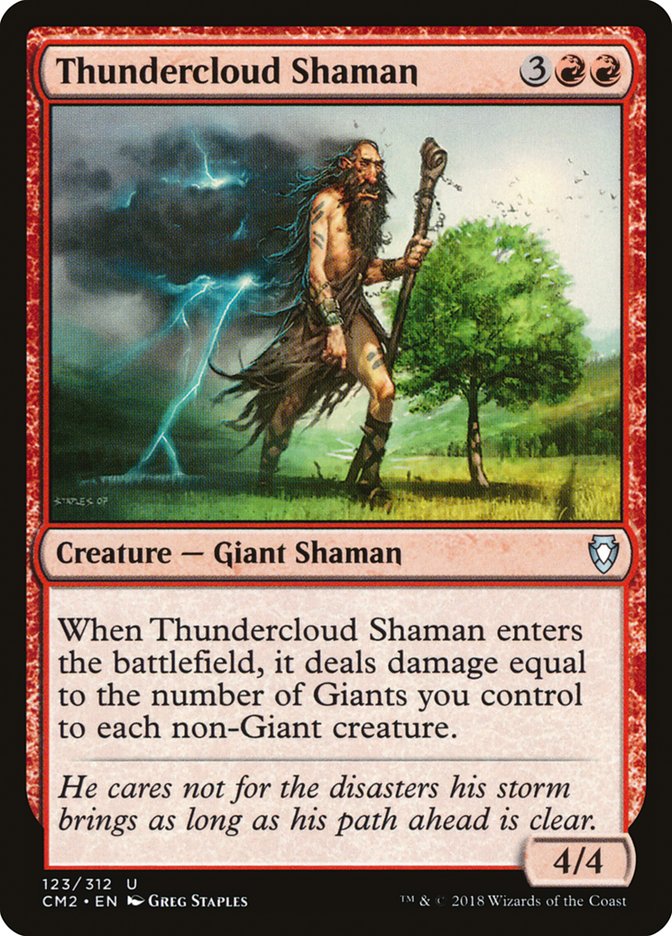 Thundercloud Shaman [Commander Anthology Volume II] | L.A. Mood Comics and Games