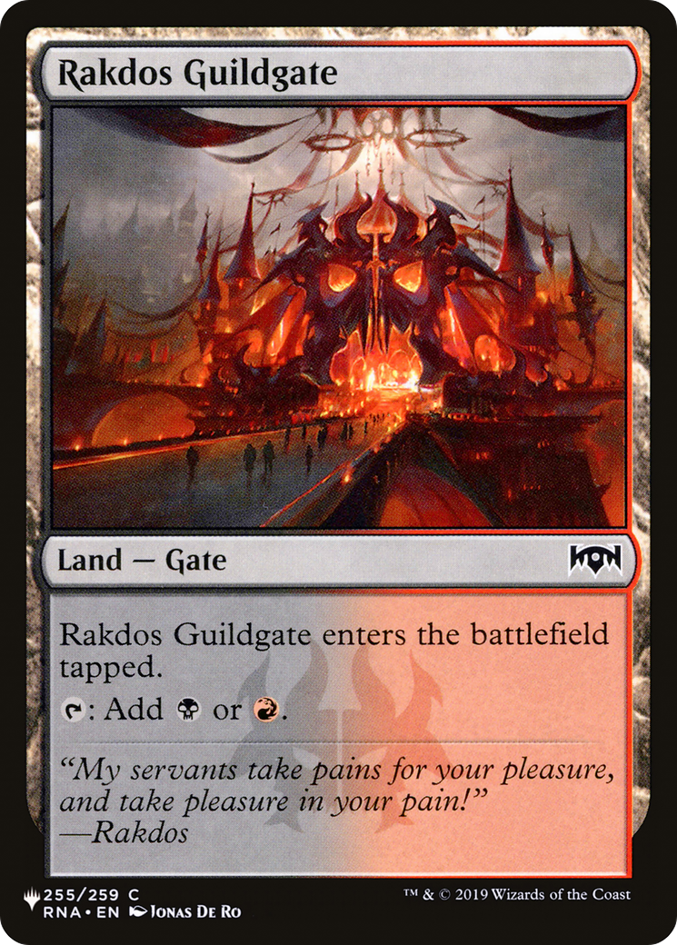 Rakdos Guildgate [The List] | L.A. Mood Comics and Games