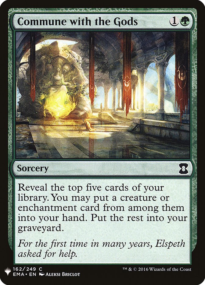Commune with the Gods [Mystery Booster] | L.A. Mood Comics and Games