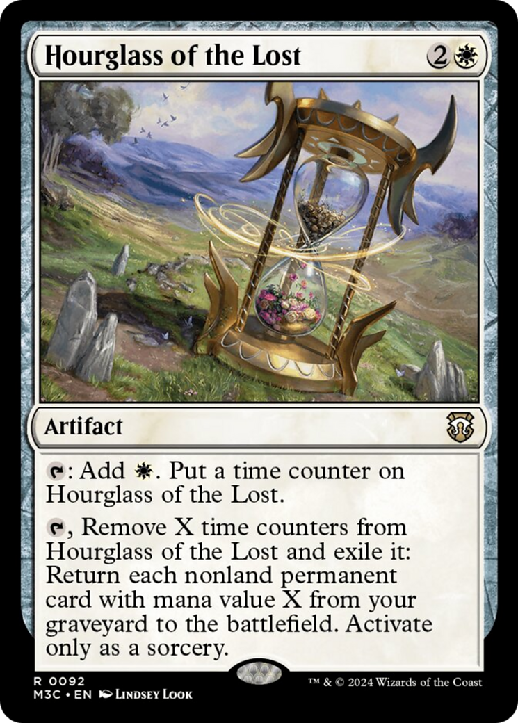 Hourglass of the Lost (Ripple Foil) [Modern Horizons 3 Commander] | L.A. Mood Comics and Games