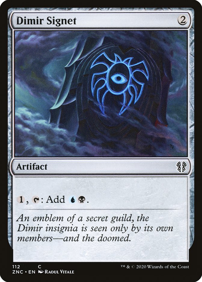 Dimir Signet [Zendikar Rising Commander] | L.A. Mood Comics and Games