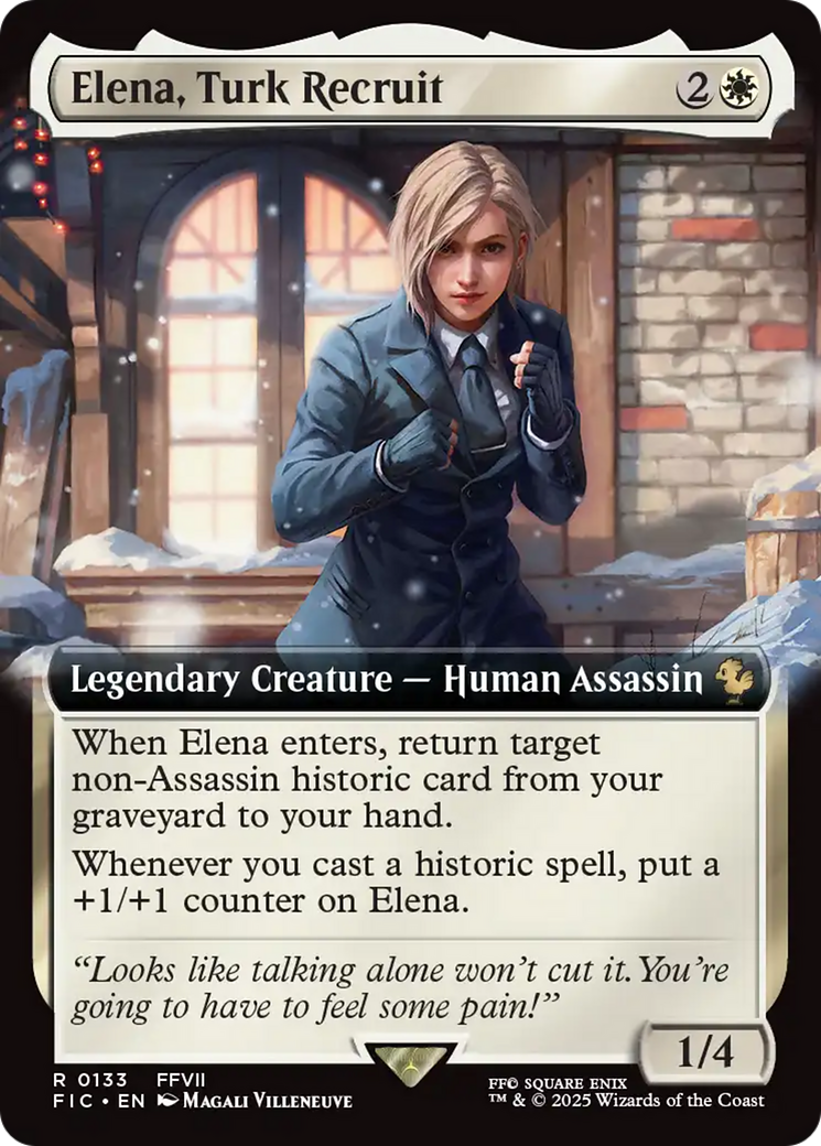 Elena, Turk Recruit (Extended Art) [FINAL FANTASY Commander] | L.A. Mood Comics and Games