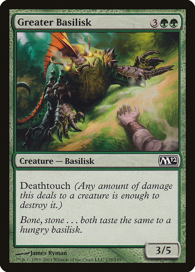 Greater Basilisk [Magic 2012] | L.A. Mood Comics and Games