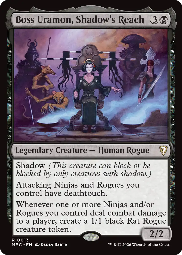 Boss Uramon, Shadow's Reach [Mystery Booster: Commander Edition] | L.A. Mood Comics and Games