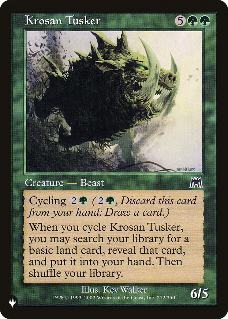Krosan Tusker (ONS) [The List] | L.A. Mood Comics and Games