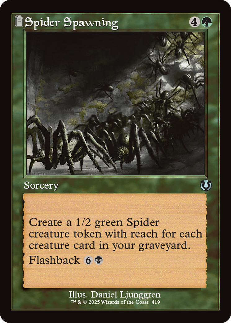 Spider Spawning (Retro Frame) [Innistrad Remastered] | L.A. Mood Comics and Games