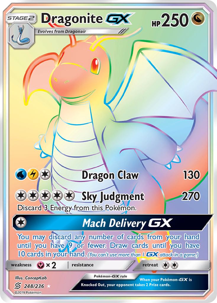 Dragonite GX (248/236) [Sun & Moon: Unified Minds] | L.A. Mood Comics and Games