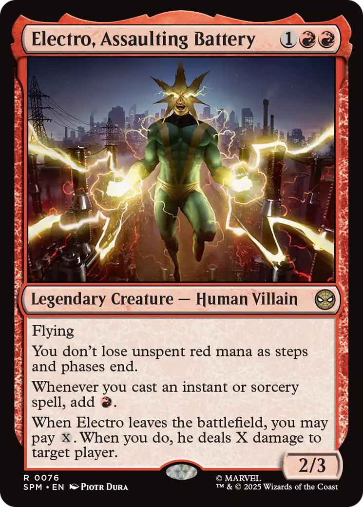 Electro, Assaulting Battery [Marvel's Spider-Man] | L.A. Mood Comics and Games