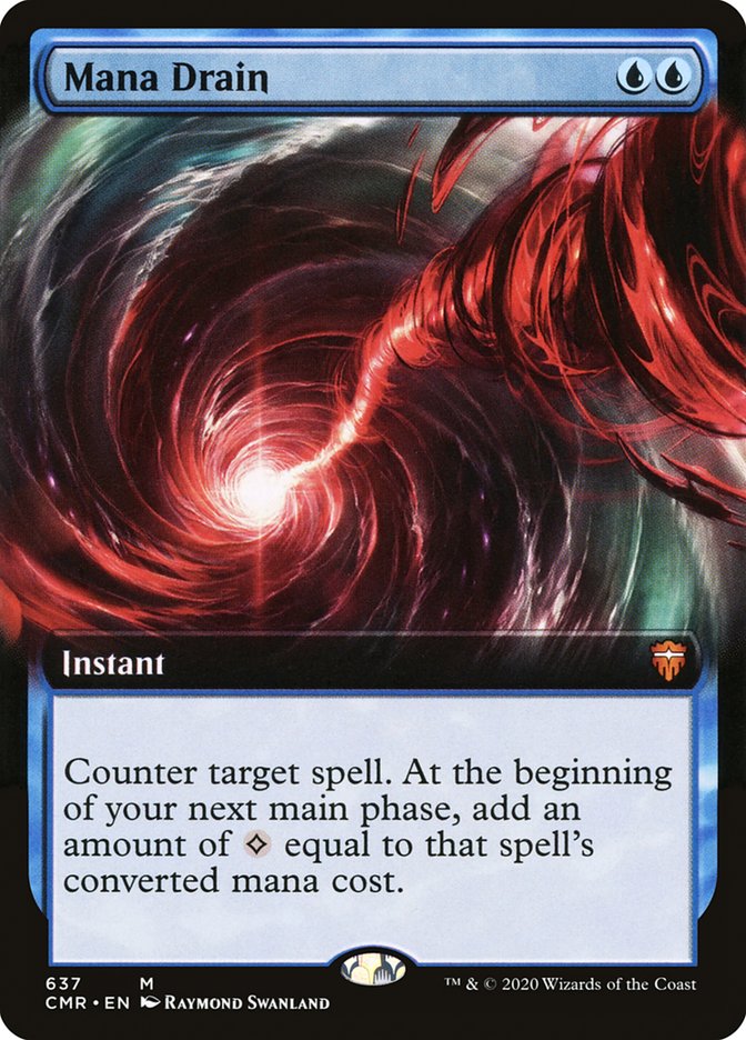 Mana Drain (Extended Art) [Commander Legends] | L.A. Mood Comics and Games