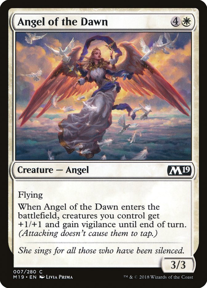 Angel of the Dawn [Core Set 2019] | L.A. Mood Comics and Games