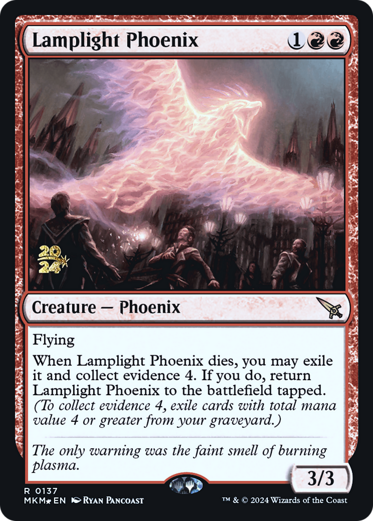 Lamplight Phoenix [Murders at Karlov Manor Prerelease Promos] | L.A. Mood Comics and Games