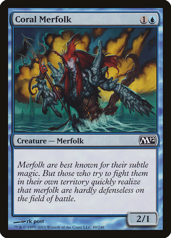 Coral Merfolk [Magic 2012] | L.A. Mood Comics and Games