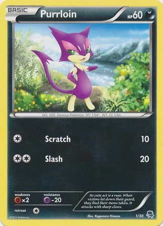 Purrloin (1/30) [Black & White: Trainer Kit - Zoroark] | L.A. Mood Comics and Games
