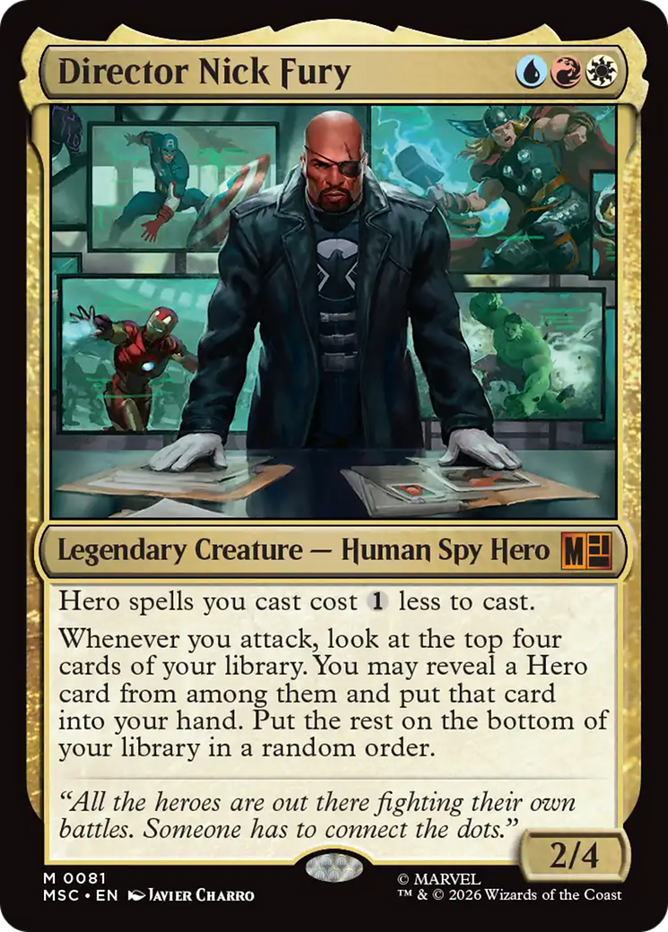 Director Nick Fury [Marvel Super Heroes Commander] | L.A. Mood Comics and Games