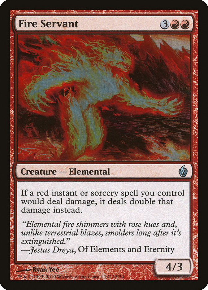 Fire Servant [Premium Deck Series: Fire and Lightning] | L.A. Mood Comics and Games