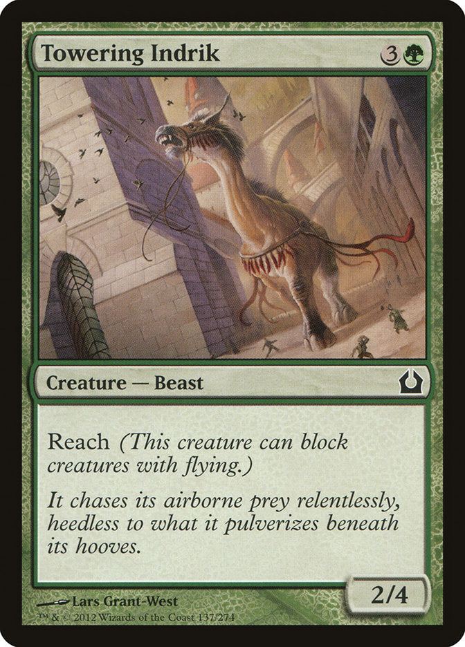 Towering Indrik [Return to Ravnica] | L.A. Mood Comics and Games