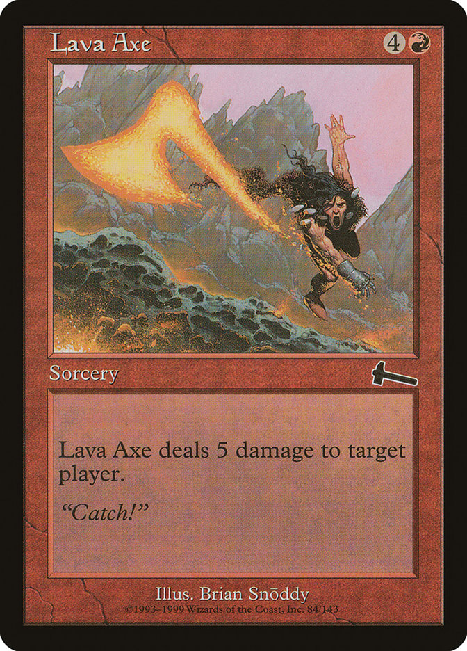 Lava Axe [Urza's Legacy] | L.A. Mood Comics and Games