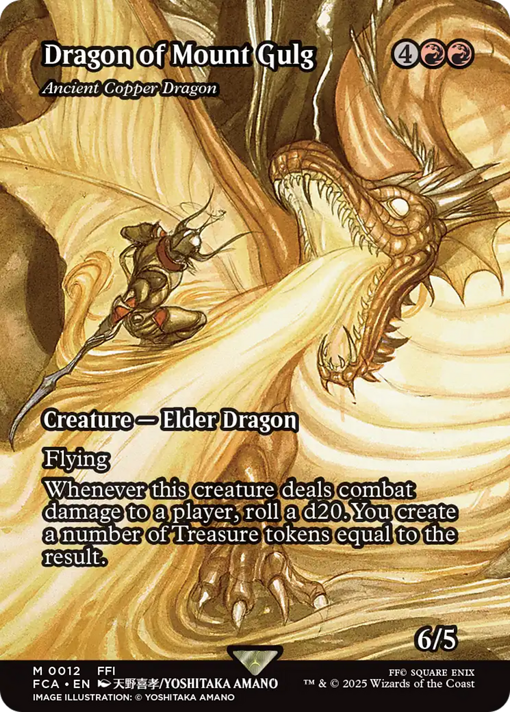 Dragon of Mount Gulg - Ancient Copper Dragon (Showcase) [FINAL FANTASY : Through the Ages] | L.A. Mood Comics and Games