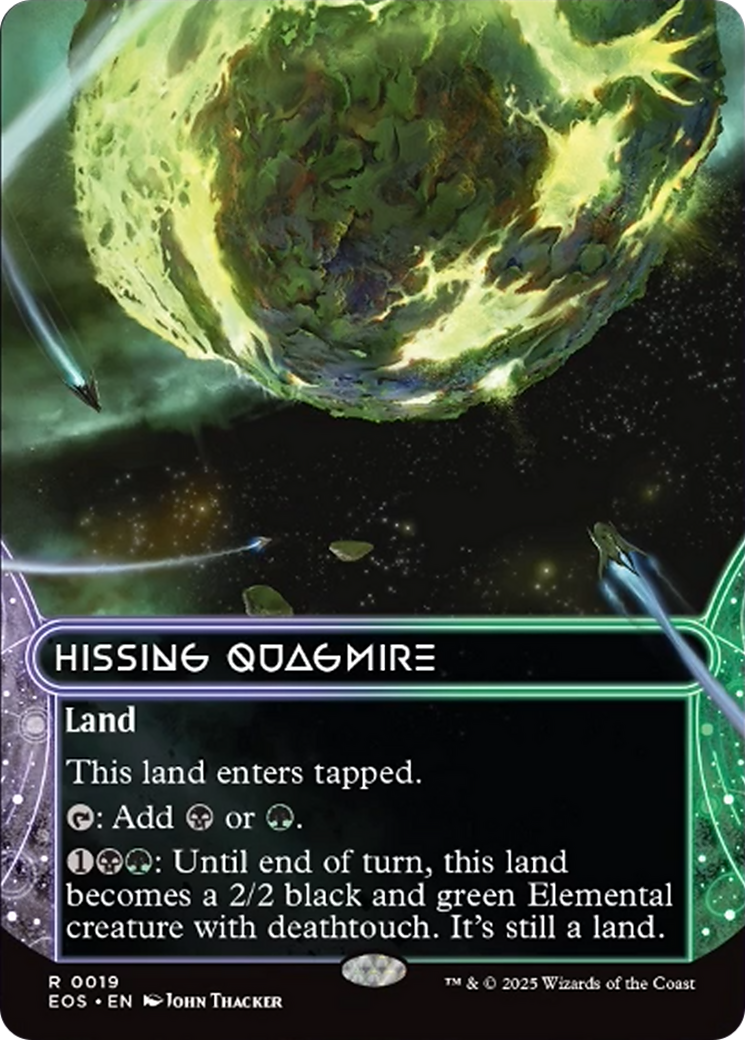Hissing Quagmire (0019) (Borderless) [Edge of Eternities: Stellar Sights] | L.A. Mood Comics and Games