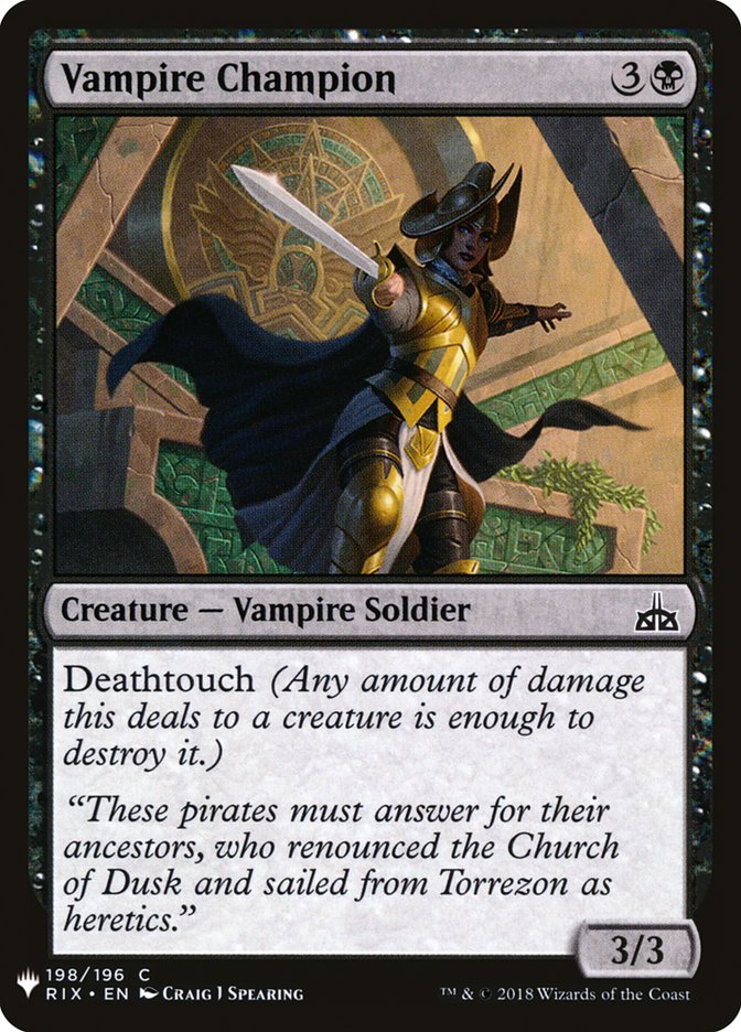 Vampire Champion [Mystery Booster] | L.A. Mood Comics and Games
