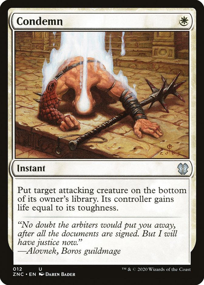 Condemn [Zendikar Rising Commander] | L.A. Mood Comics and Games