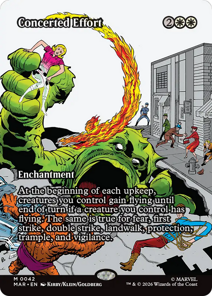 Concerted Effort (Borderless) [Marvel Universe: Eternal-Legal] | L.A. Mood Comics and Games