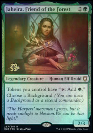 Jaheira, Friend of the Forest [Commander Legends: Battle for Baldur's Gate Prerelease Promos] | L.A. Mood Comics and Games