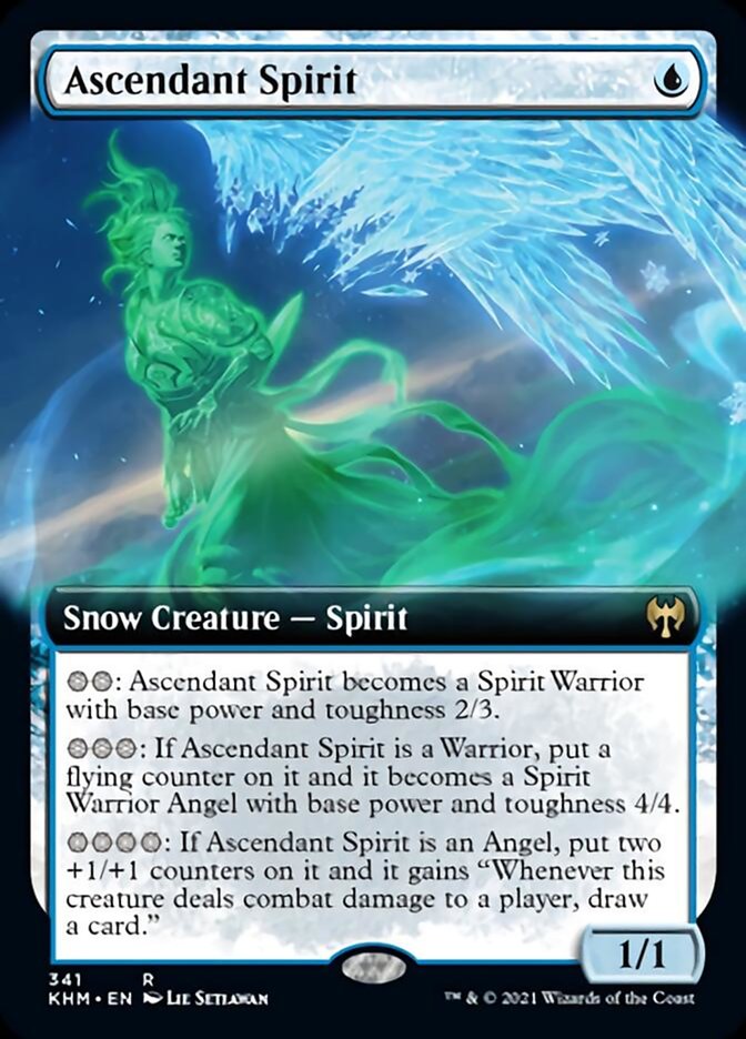 Ascendant Spirit (Extended Art) [Kaldheim] | L.A. Mood Comics and Games