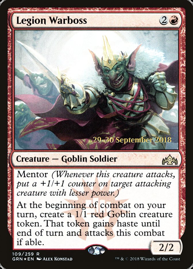 Legion Warboss [Guilds of Ravnica Prerelease Promos] | L.A. Mood Comics and Games