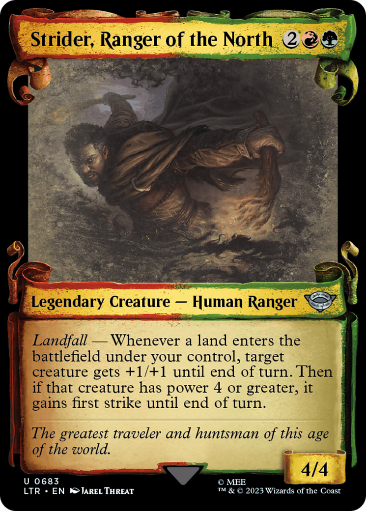 Strider, Ranger of the North [The Lord of the Rings: Tales of Middle-Earth Showcase Scrolls] | L.A. Mood Comics and Games