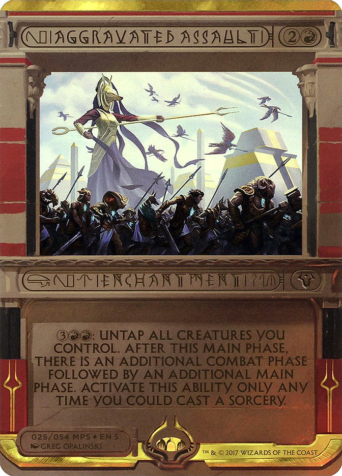 Aggravated Assault (Invocation) [Amonkhet Invocations] | L.A. Mood Comics and Games