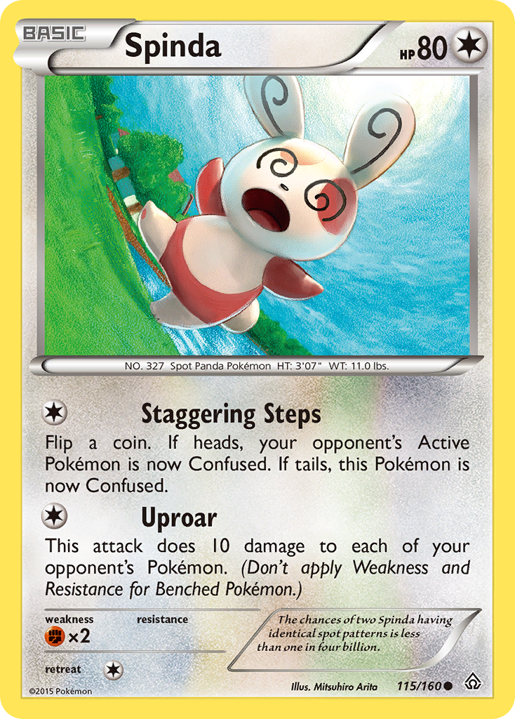 Spinda (115/160) [XY: Primal Clash] | L.A. Mood Comics and Games