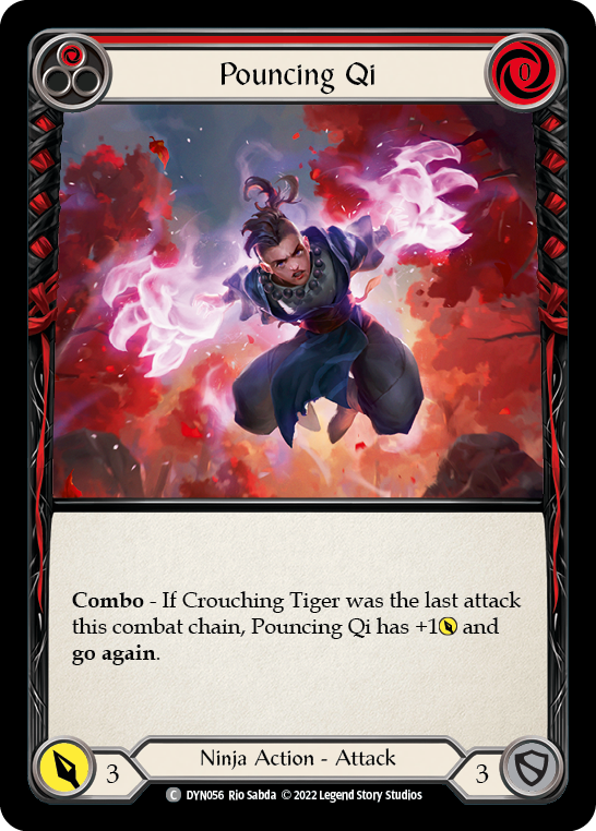 Pouncing Qi (Red) [DYN056] (Dynasty) | L.A. Mood Comics and Games