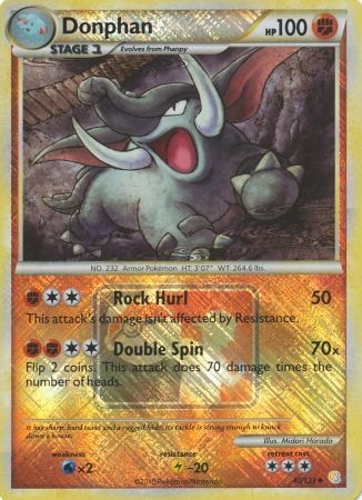 Donphan (40/123) (League Promo) [HeartGold & SoulSilver: Base Set] | L.A. Mood Comics and Games