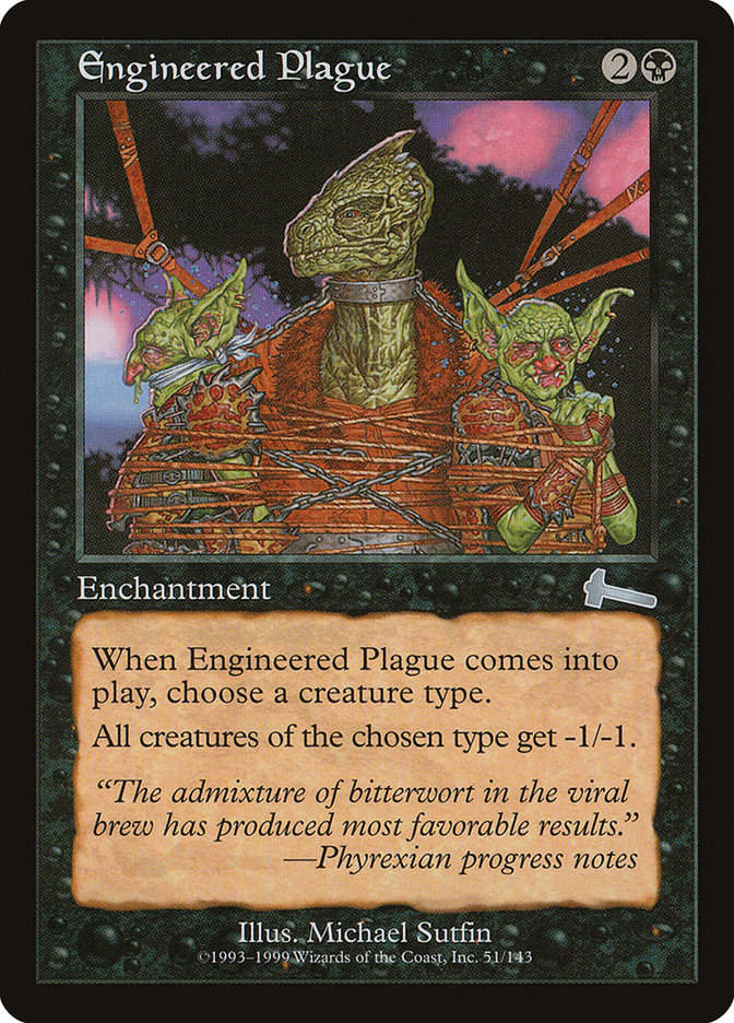 Engineered Plague [Urza's Legacy] | L.A. Mood Comics and Games