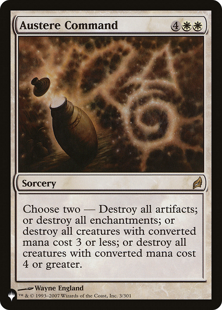 Austere Command (Surge Foil) [Marvel Super Heroes Commander] | L.A. Mood Comics and Games