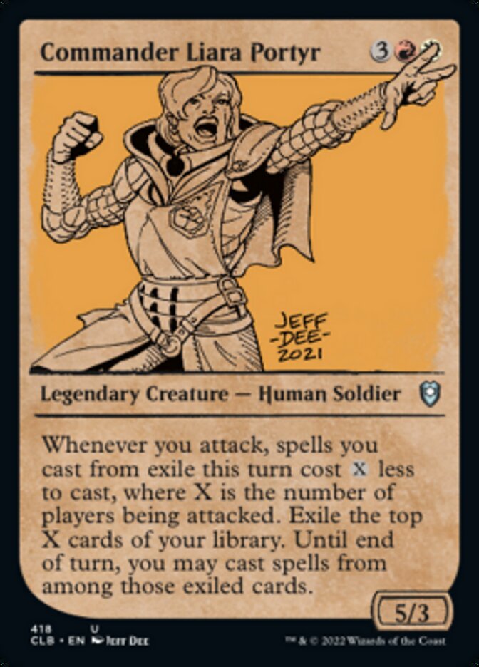 Commander Liara Portyr (Showcase) [Commander Legends: Battle for Baldur's Gate] | L.A. Mood Comics and Games