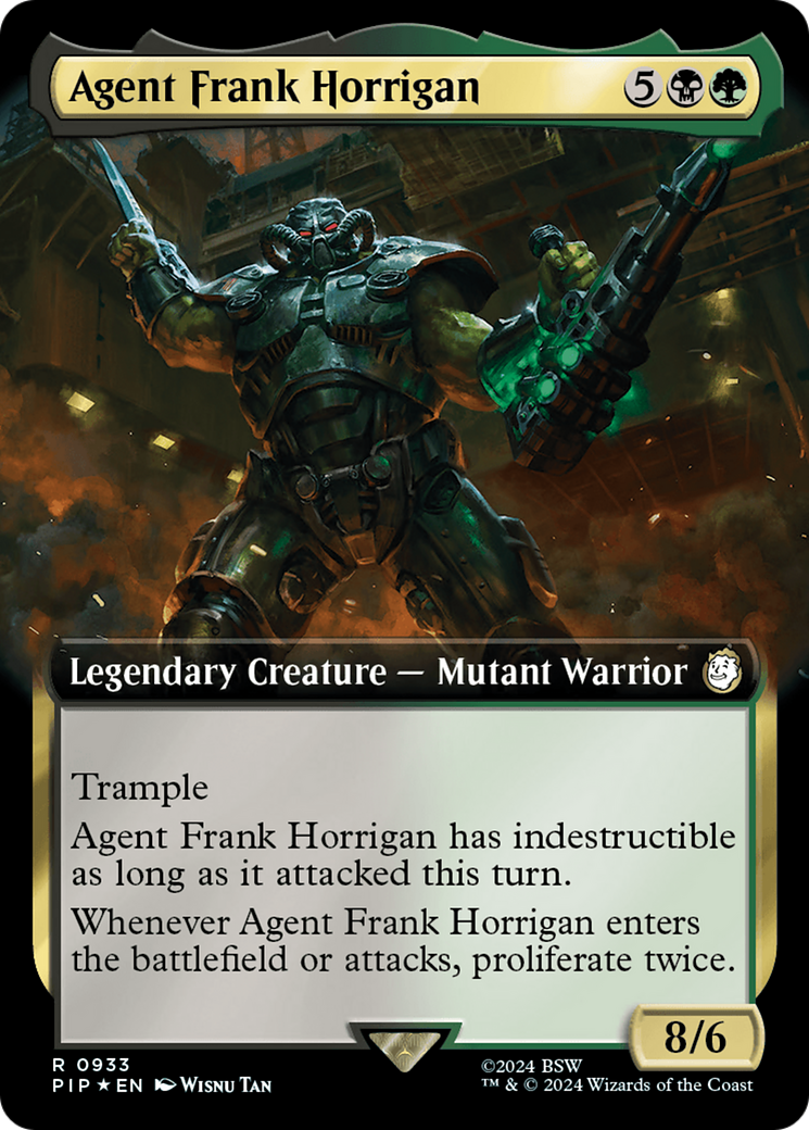 Agent Frank Horrigan (Extended Art) (Surge Foil) [Fallout] | L.A. Mood Comics and Games