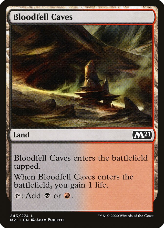 Bloodfell Caves [Core Set 2021] | L.A. Mood Comics and Games