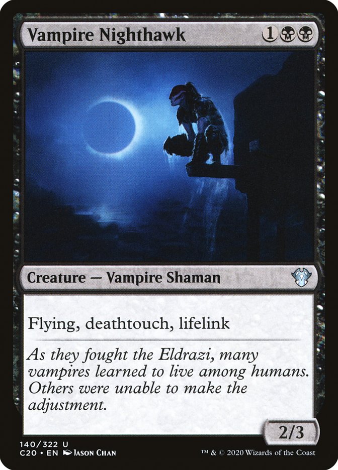 Vampire Nighthawk [Commander 2020] | L.A. Mood Comics and Games