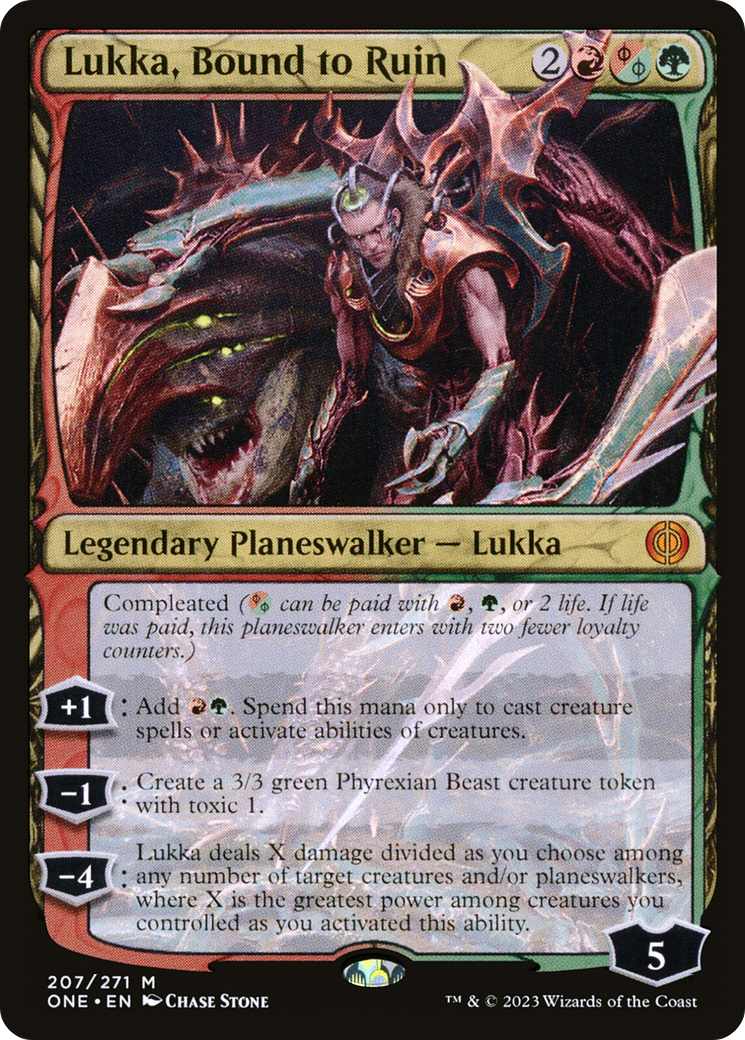 Lukka, Bound to Ruin [Phyrexia: All Will Be One] | L.A. Mood Comics and Games