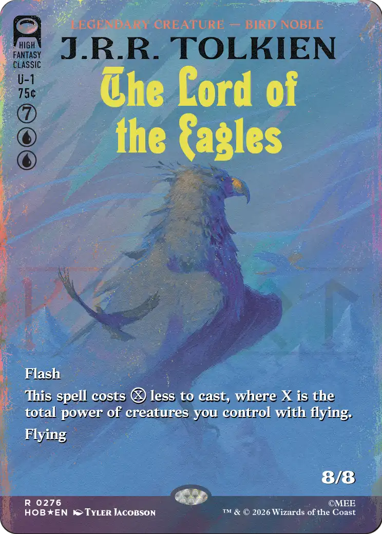 The Lord of the Eagles (Borderless) (Surge Foil) [The Hobbit] | L.A. Mood Comics and Games