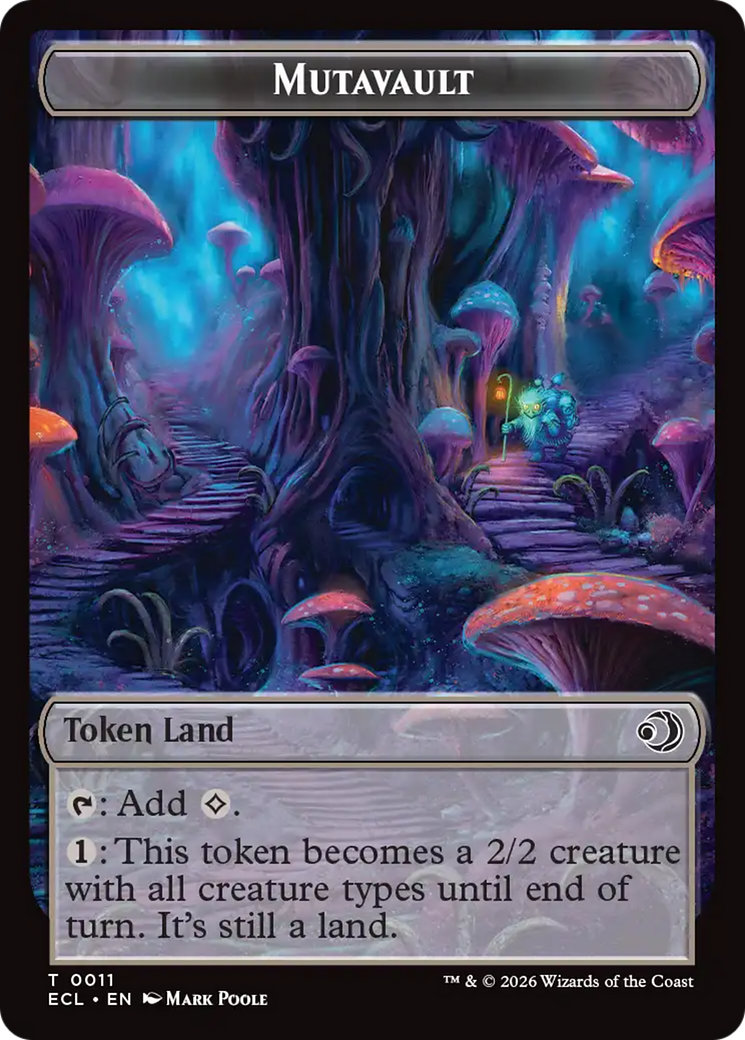 Elk // Mutavault Double-Sided Token [Lorwyn Eclipsed Tokens] | L.A. Mood Comics and Games